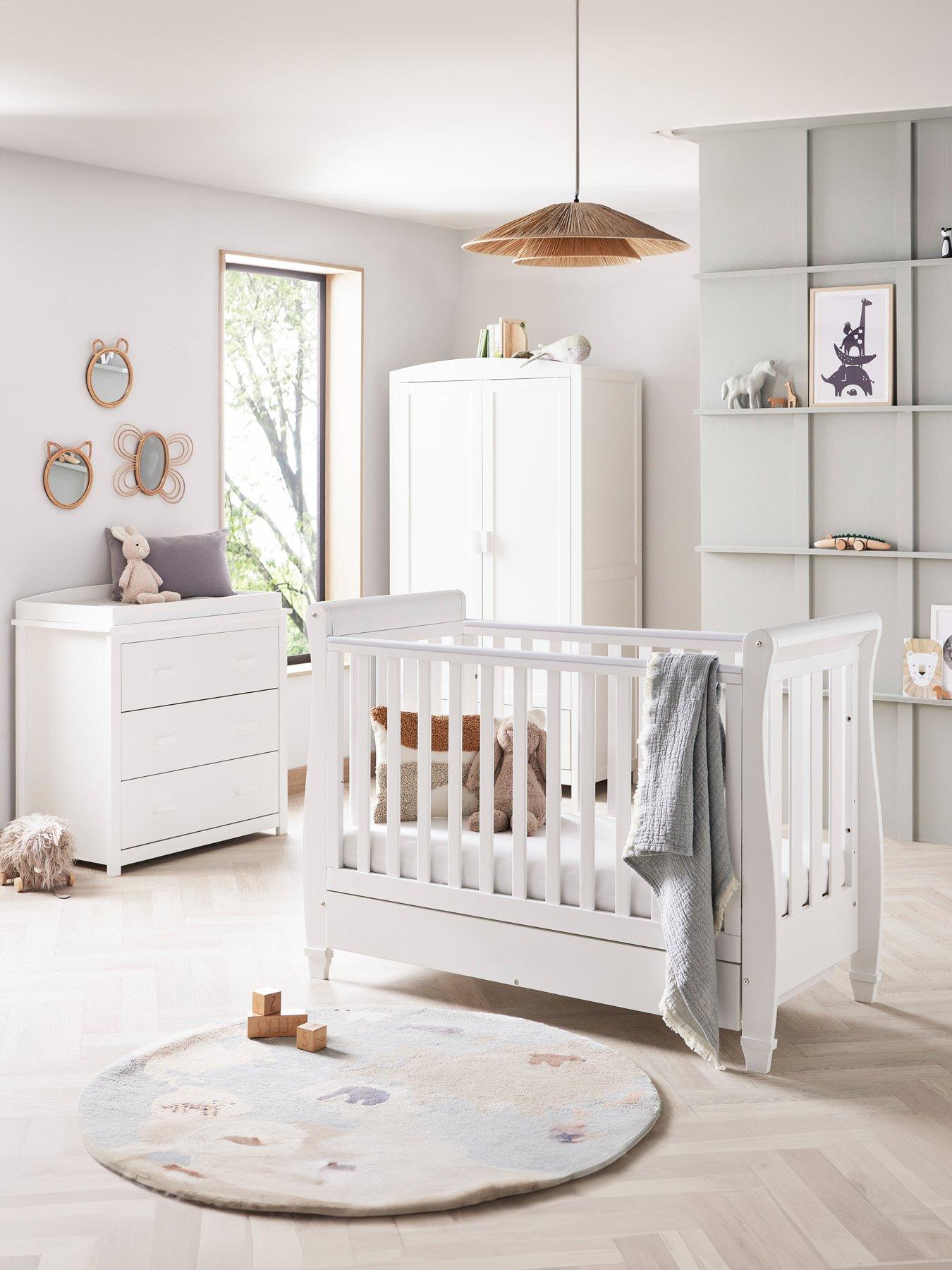 undefined Eva 3-Piece Nursery Furniture Room Set - White