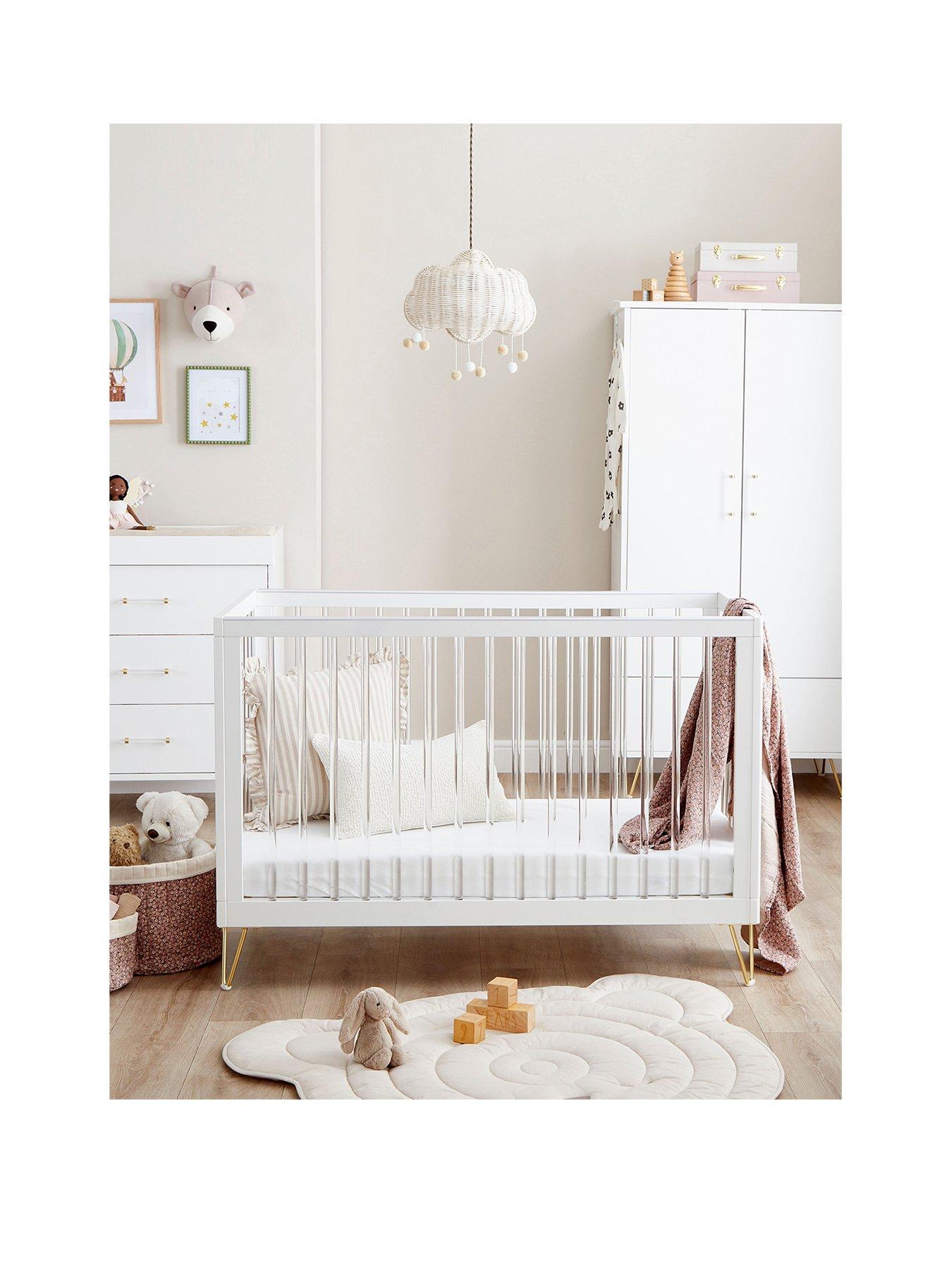 Image 2 of 7 of Babymore Kimi Acrylic 3-Piece Nursery Room Set