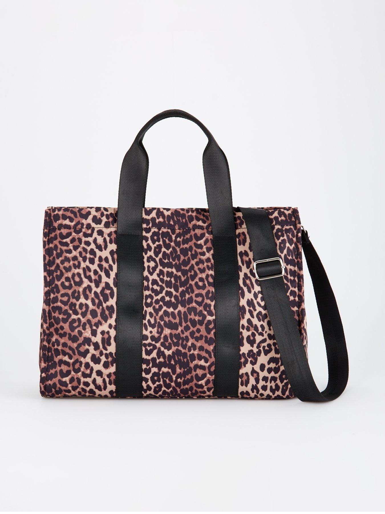 undefined Leopard Print Shopper Bag - Multi