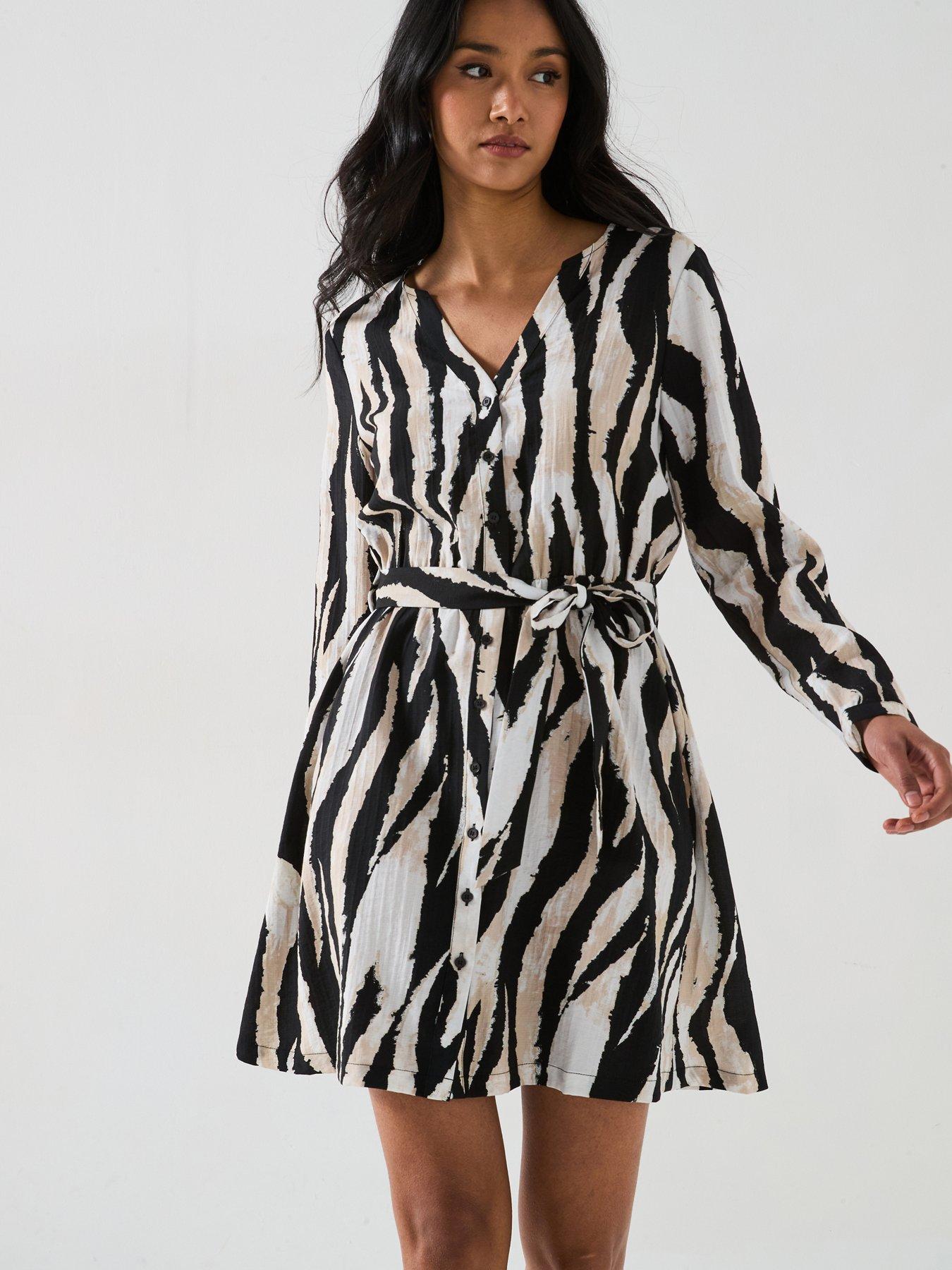 undefined Wrap Style Mini Dress - Multi