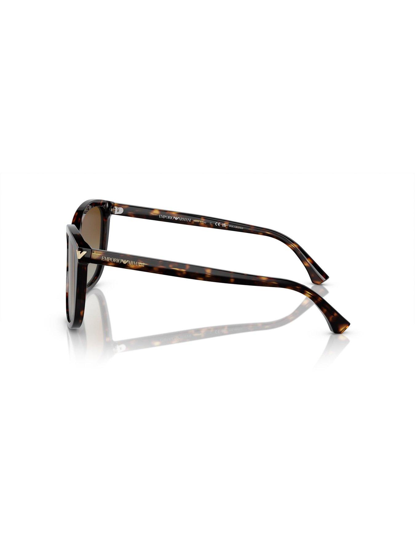 Image 2 of 4 of Emporio Armani 0Ea4060 Square Sunglasses - Brown