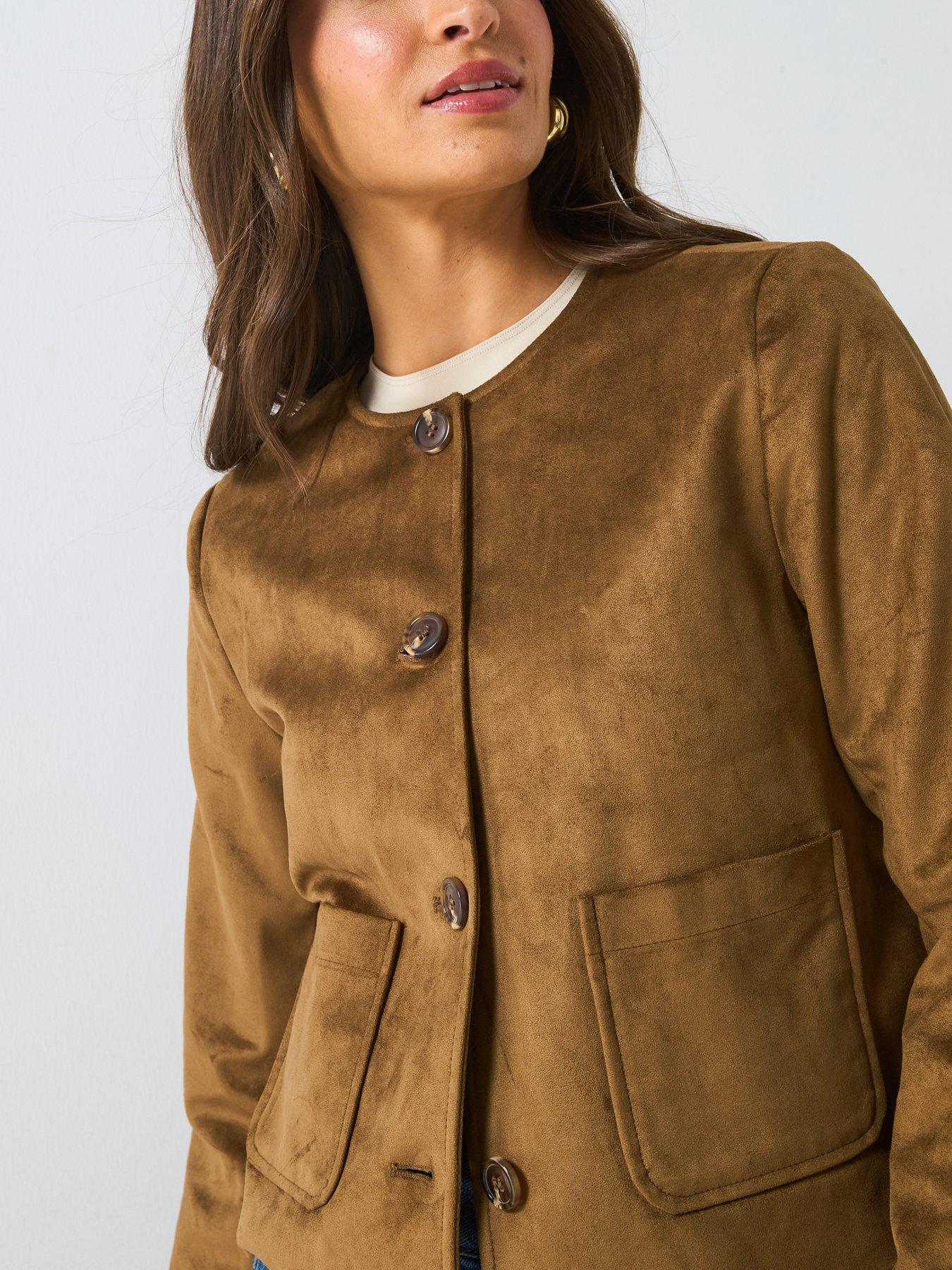 Elf Button Jacket Brown
