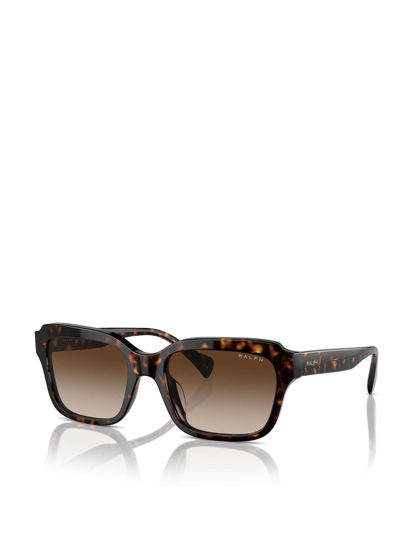 Image 1 of 4 of Ralph Rectangle Sunglasses - Brown