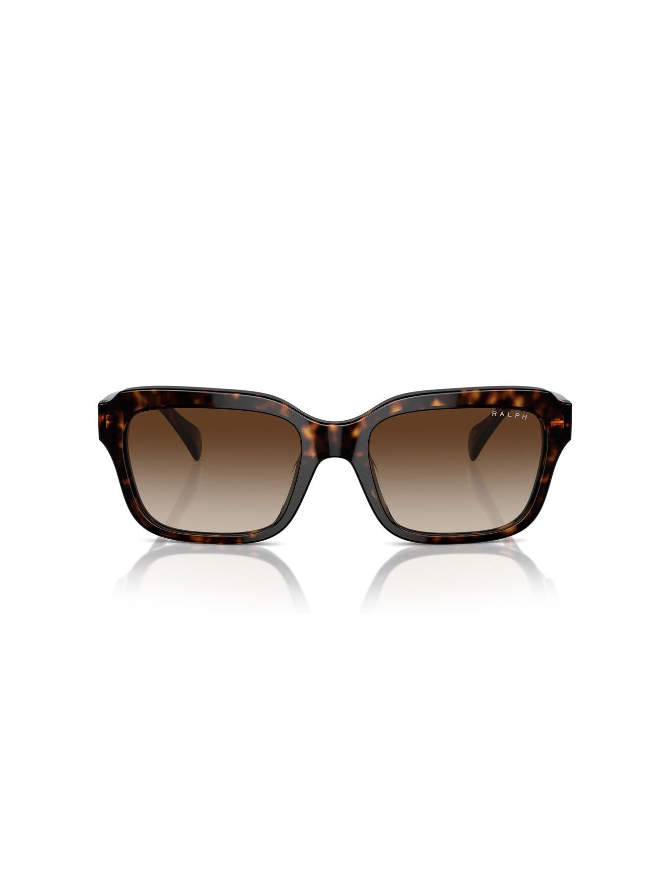 Image 3 of 4 of Ralph Rectangle Sunglasses - Brown