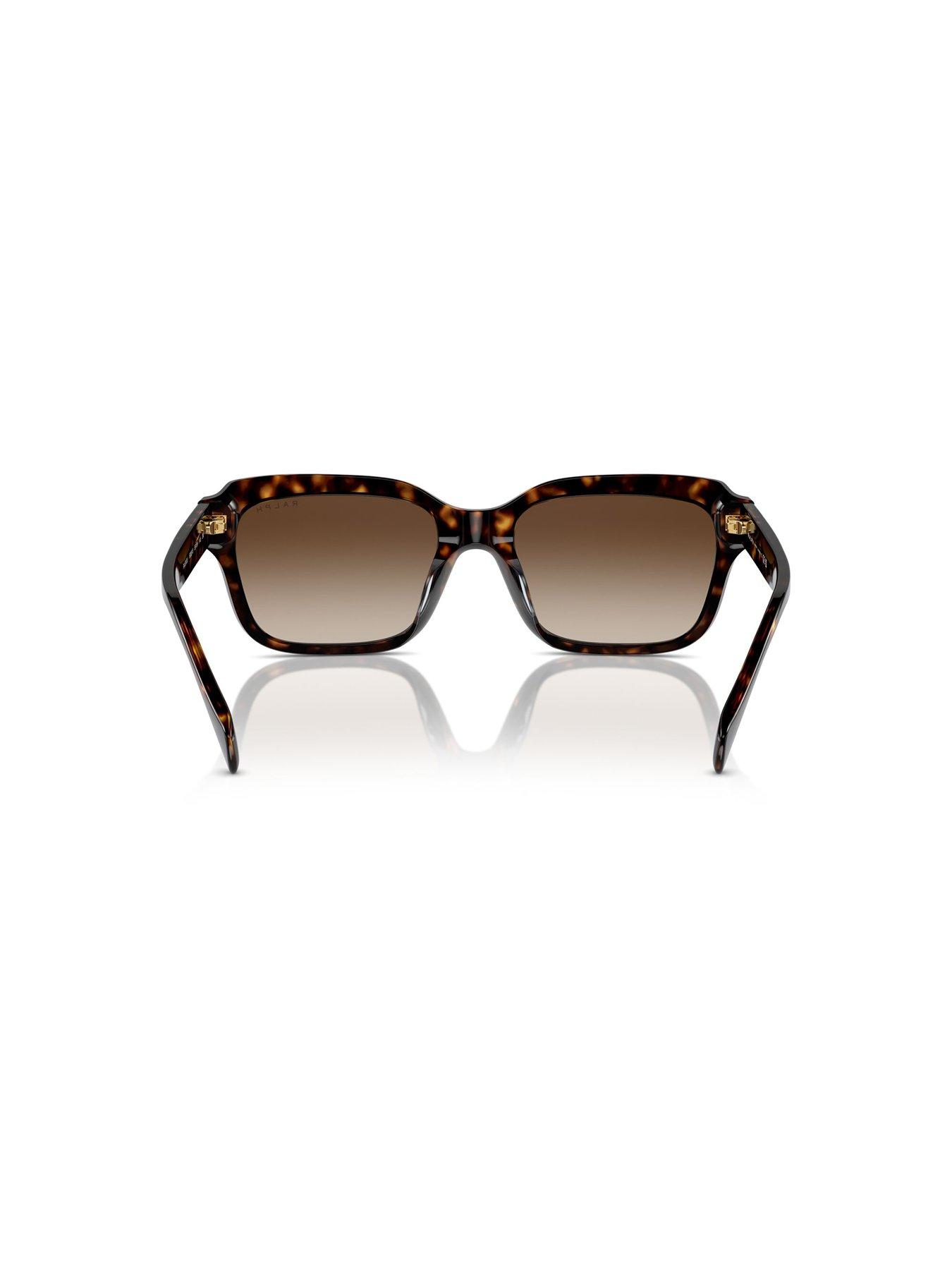 Image 4 of 4 of Ralph Rectangle Sunglasses - Brown