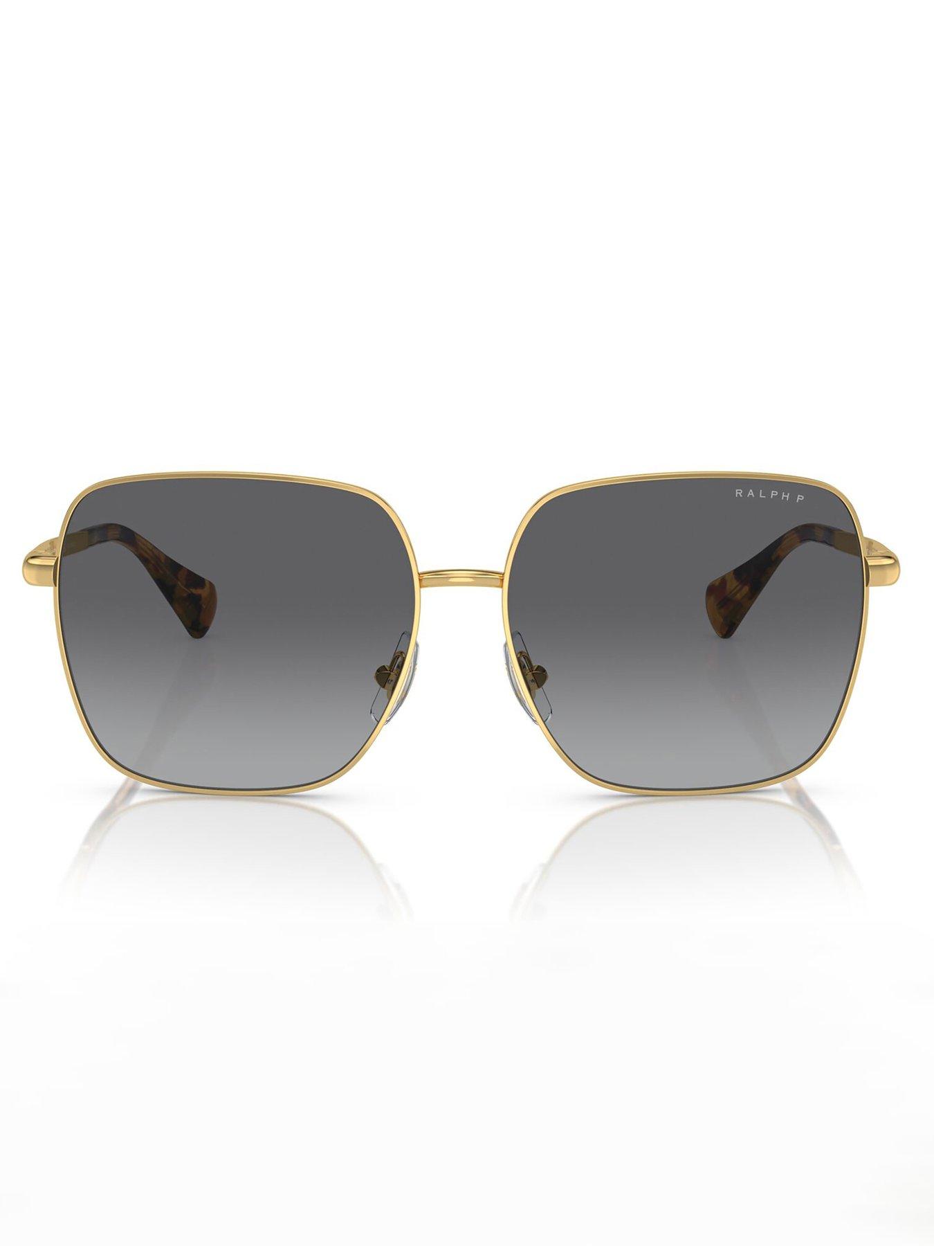 Image 3 of 4 of Ralph 0Ra4142 Square Sunglasses - Gold