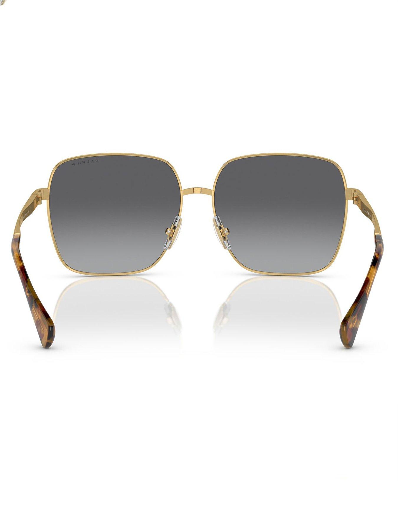 Image 4 of 4 of Ralph 0Ra4142 Square Sunglasses - Gold