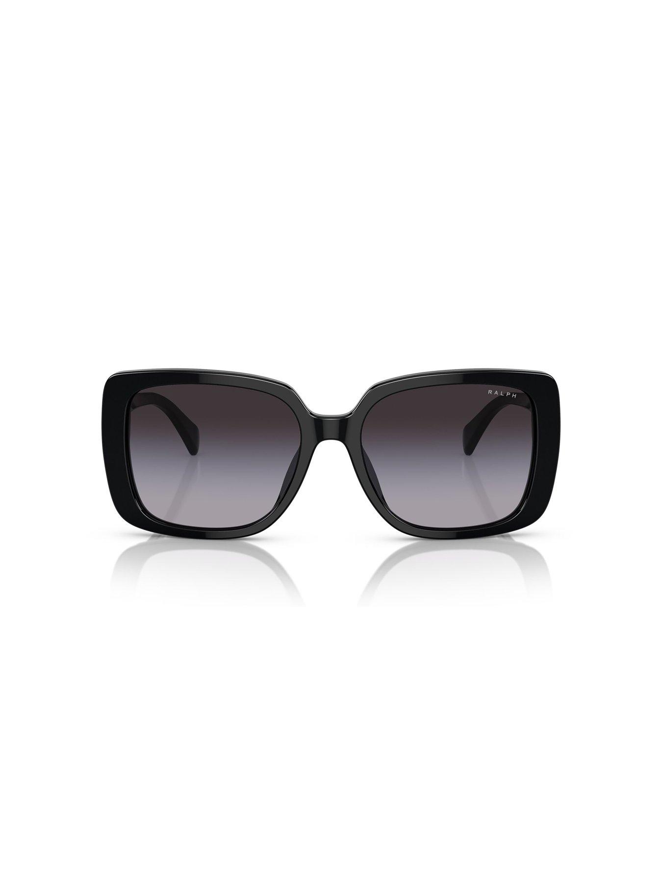 Image 3 of 4 of Ralph Rectangle Sunglasses - Black