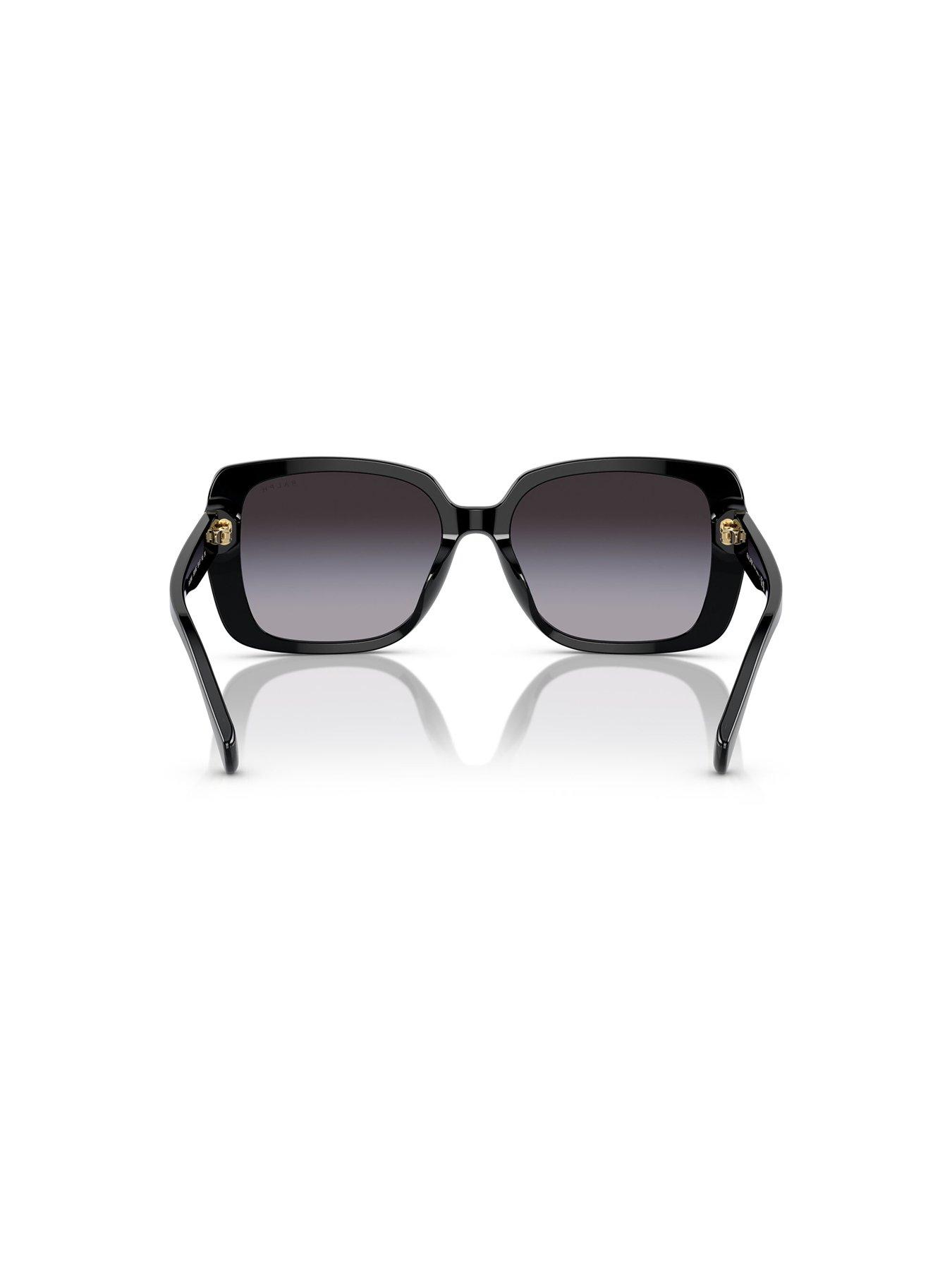 Image 4 of 4 of Ralph Rectangle Sunglasses - Black