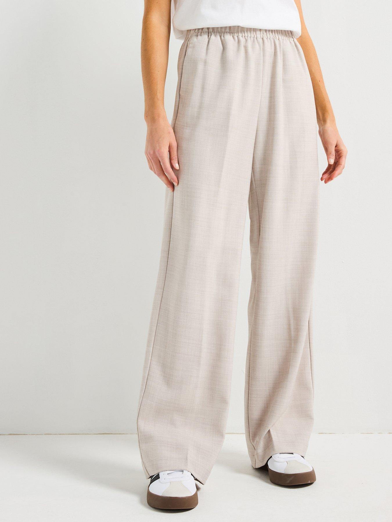 undefined High Rise Loose Trouser - Grey