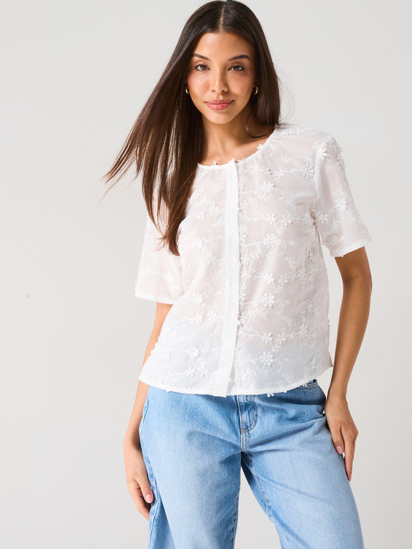 undefined Short Sleeve Top - Multi
