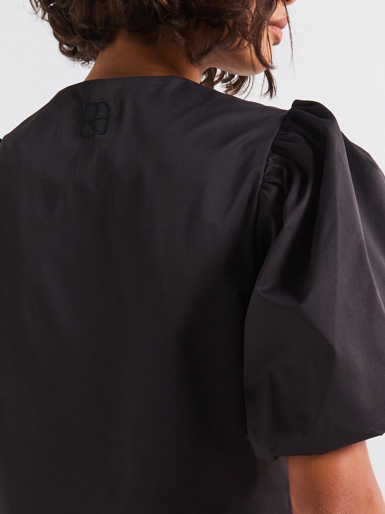 Image 6 of 6 of Rouge Round Neck Short Sleeve Jacket - Grey