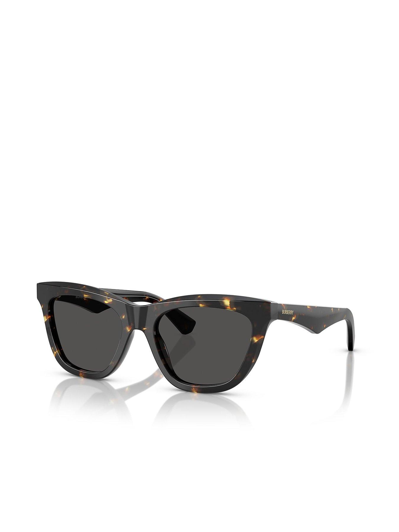 Image 1 of 4 of Burberry Cat Eye Sunglasses - Black