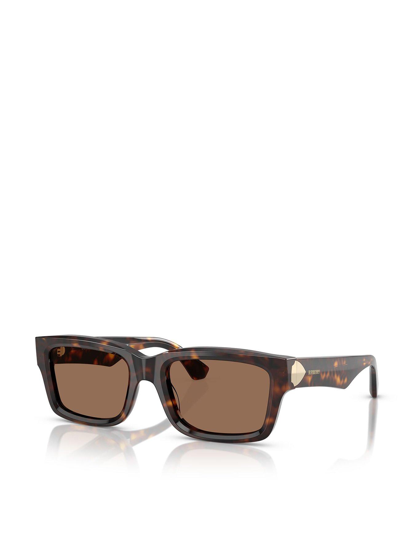 Burberry 0Be4443 Rectangle Sunglasses - Brown