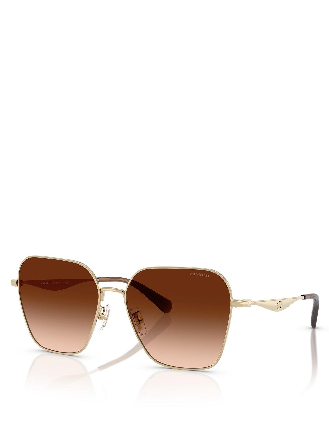 Image 1 of 4 of COACH 0hc7168 Irregular Sunglasses
