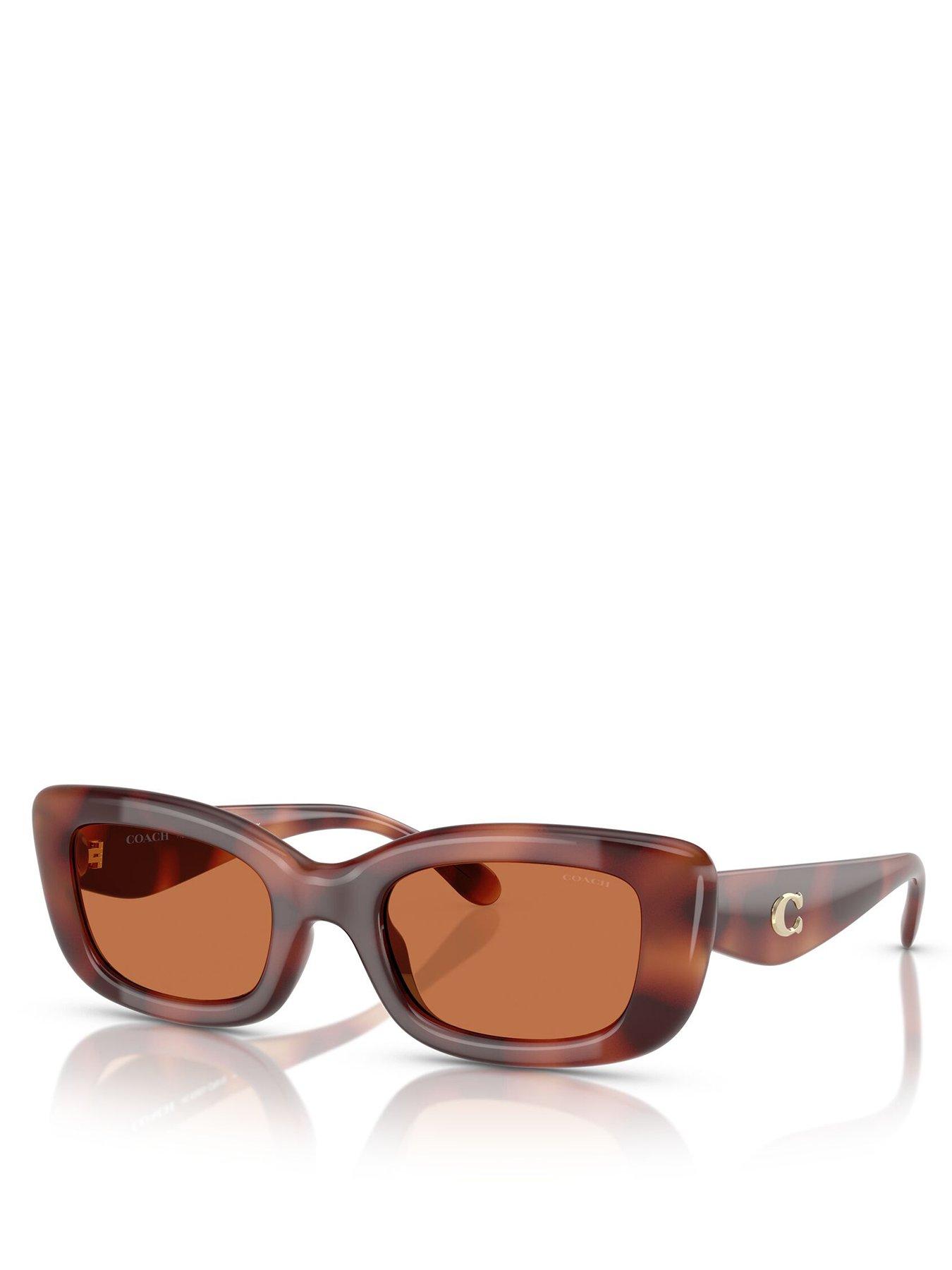 Image 1 of 4 of COACH 0hc8390u Rectangle Sunglasses