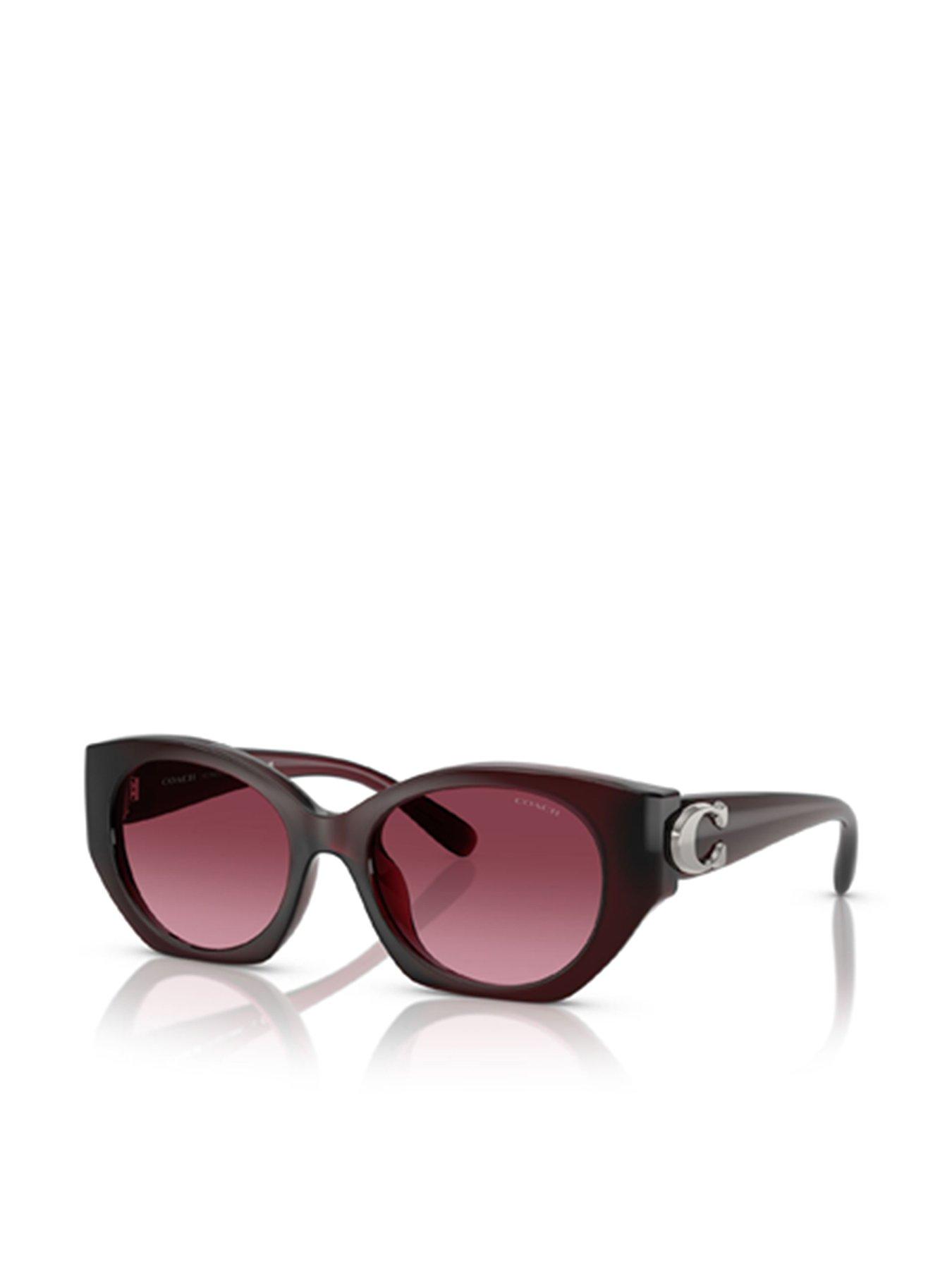 undefined 0Hc8407U Oval Sunglasses - Black