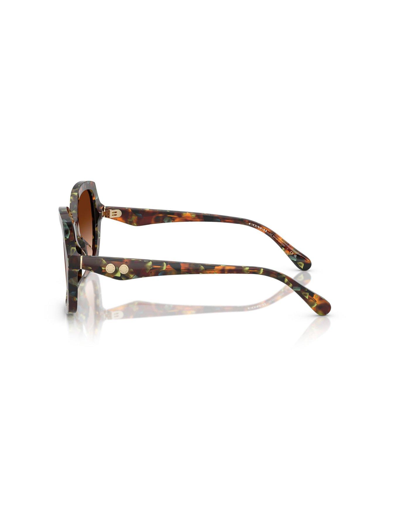 Image 2 of 4 of COACH Butterfly Sunglasses - Brown