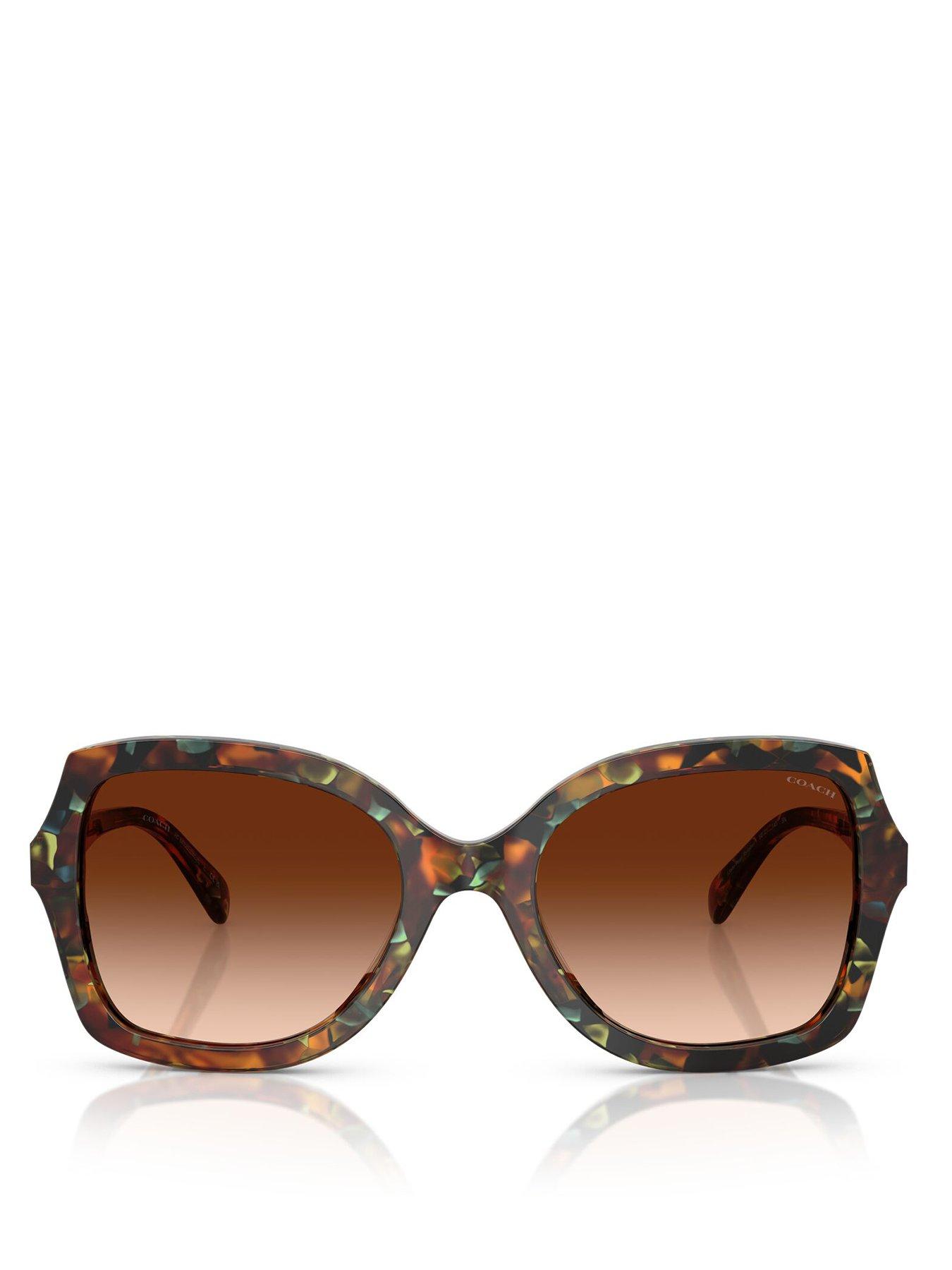 Image 3 of 4 of COACH Butterfly Sunglasses - Brown