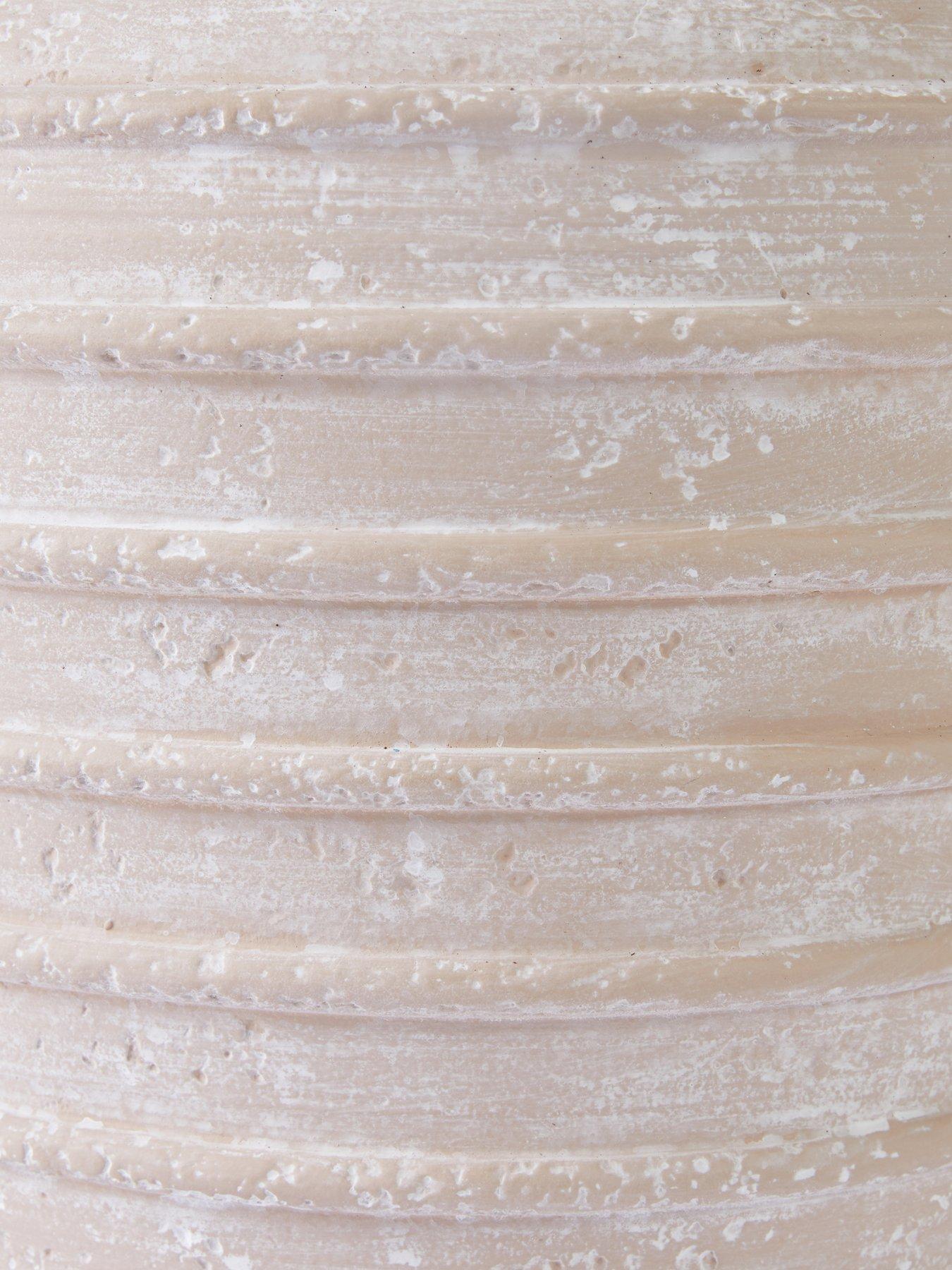 Image 4 of 5 of Michelle Keegan Home Ribbed Ceramic Urn Vase