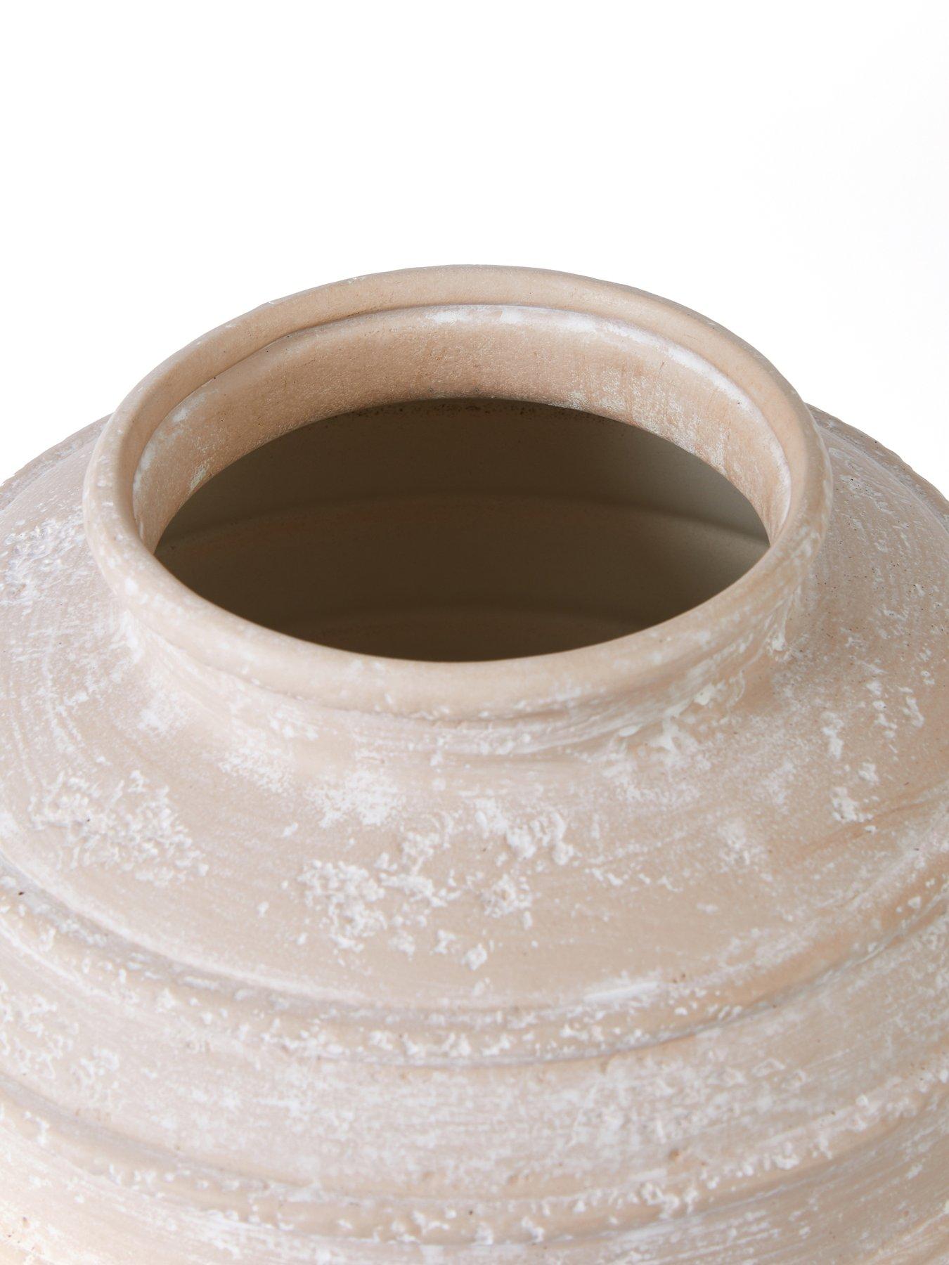 Image 5 of 5 of Michelle Keegan Home Ribbed Ceramic Urn Vase
