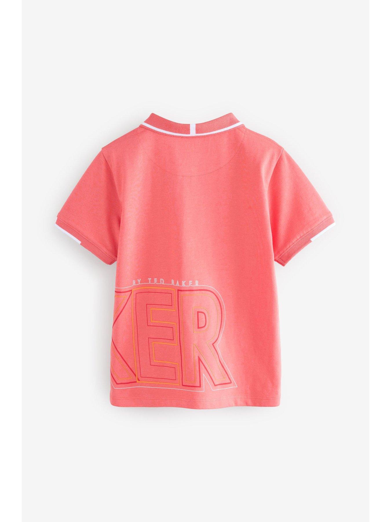 Image 2 of 4 of Ted Baker Polo Shirt - Red