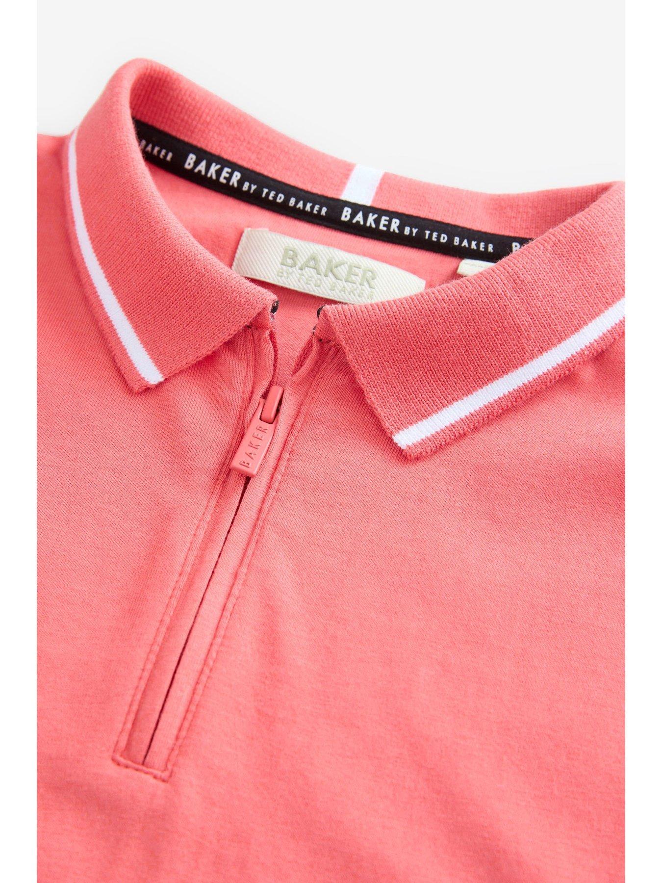 Image 4 of 4 of Ted Baker Polo Shirt - Red