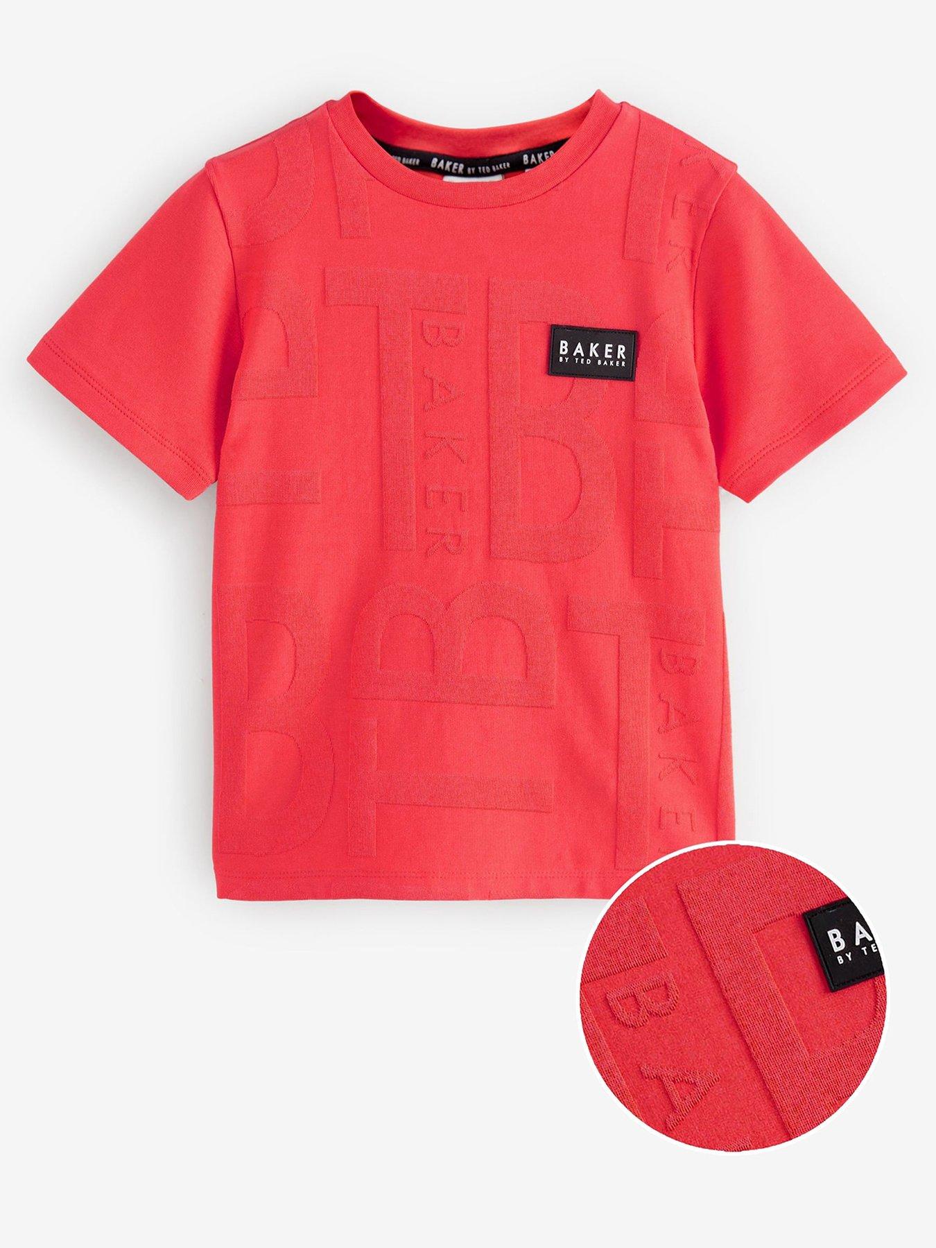 undefined Boys Short Sleeve T-Shirt - Red