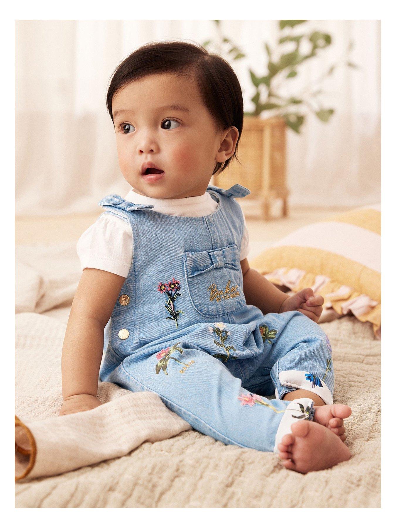 undefined Baby Dungaree Set - Blue