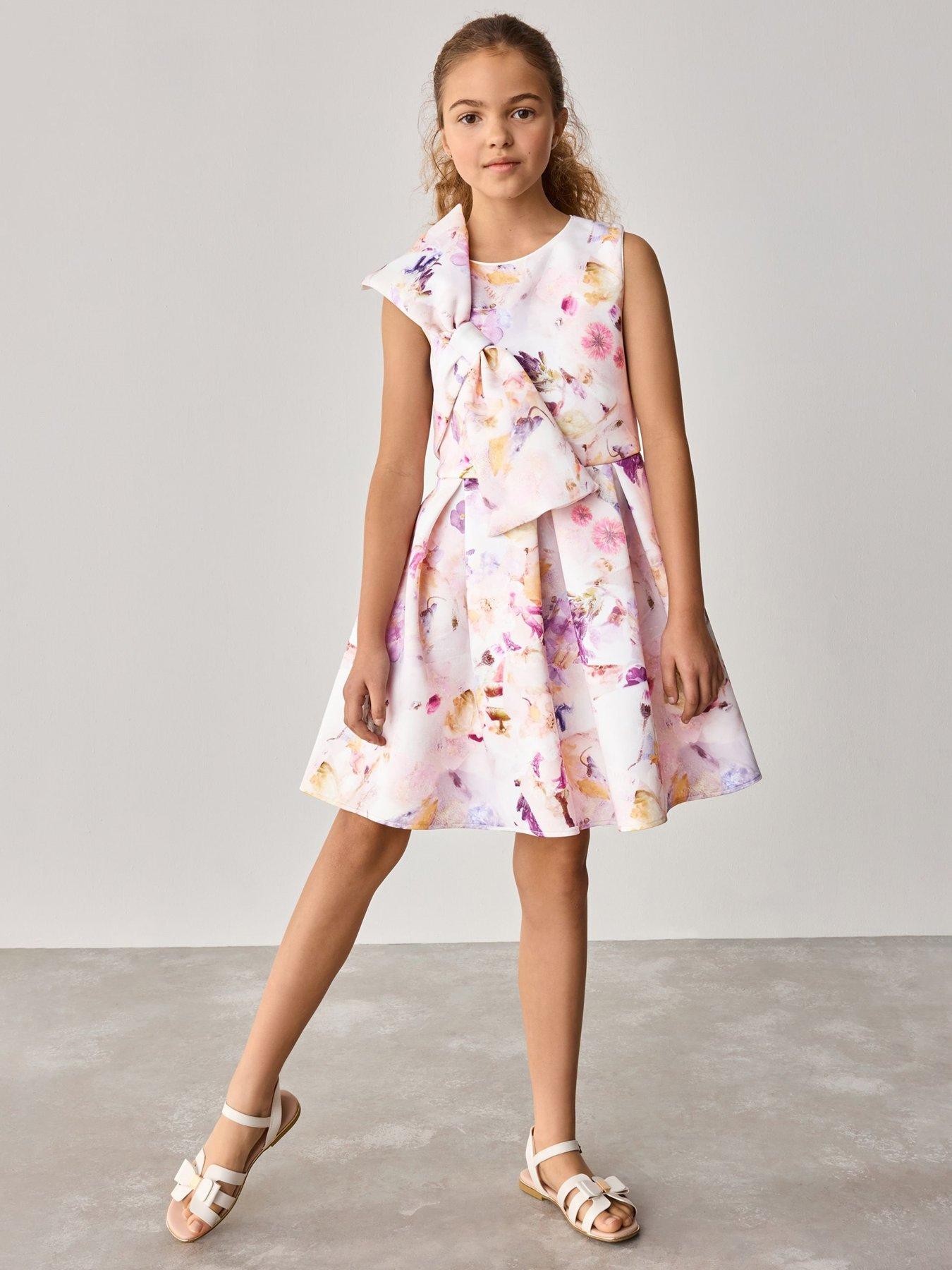 undefined Bow Dress - Multi