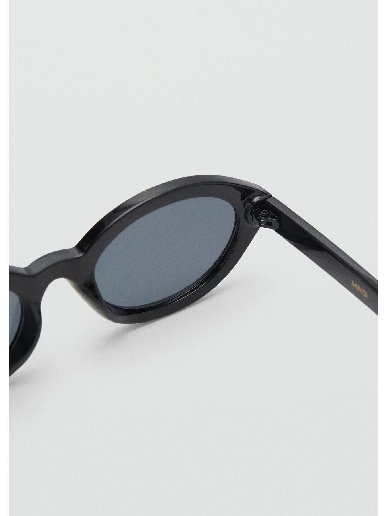 Mango Oval Frame Sunglasses - Black | Very display picture 2