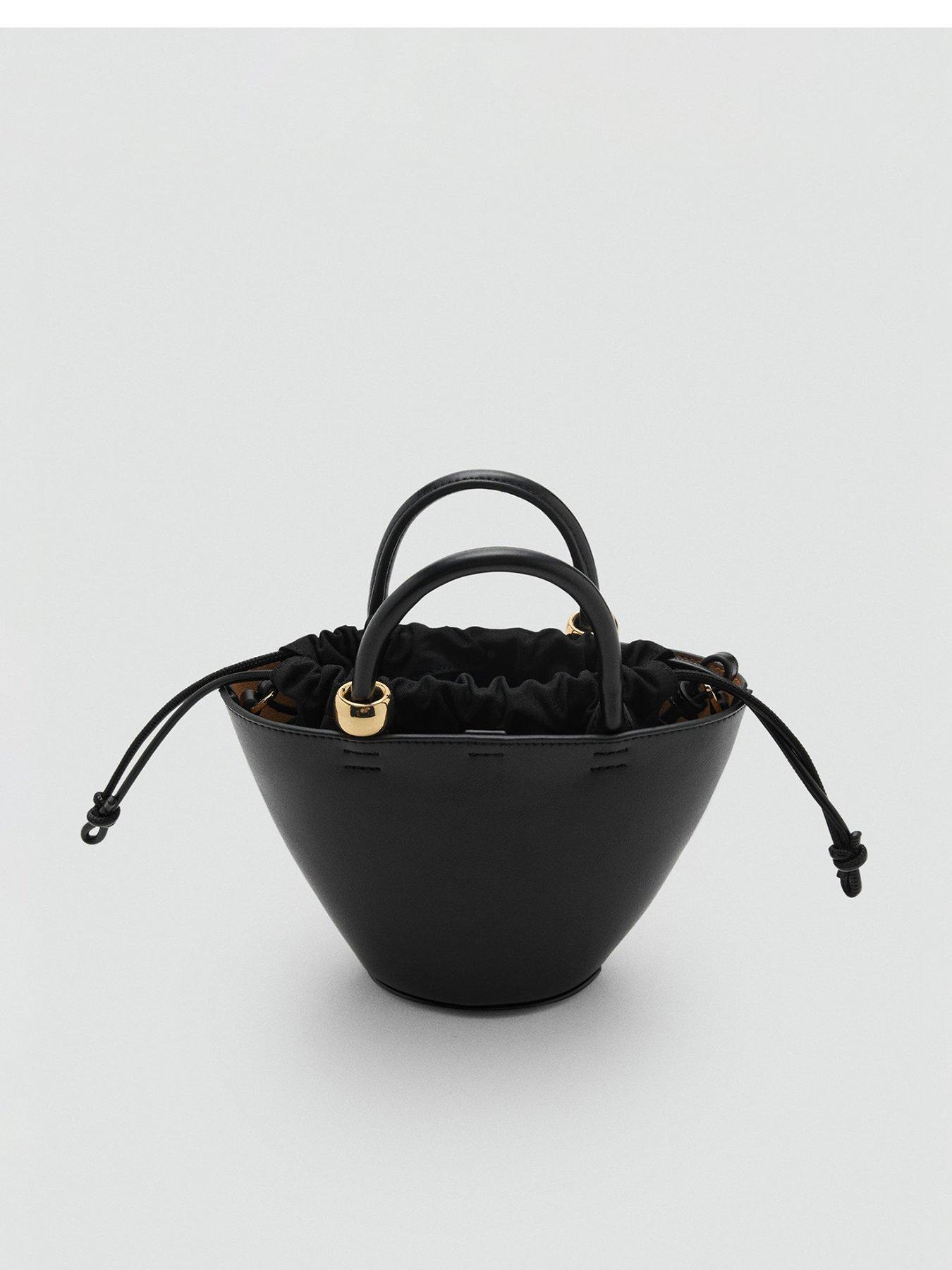 undefined Mini Shopper Bag With Metallic Detail
