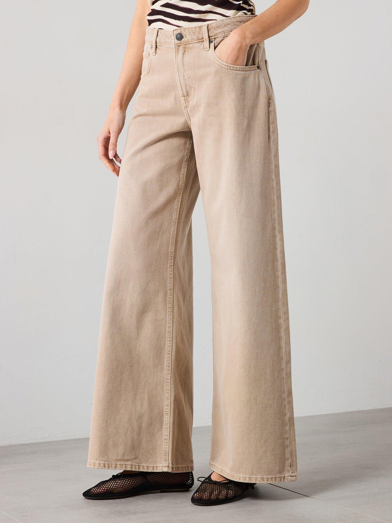 undefined Low Waist Wideleg Jeans