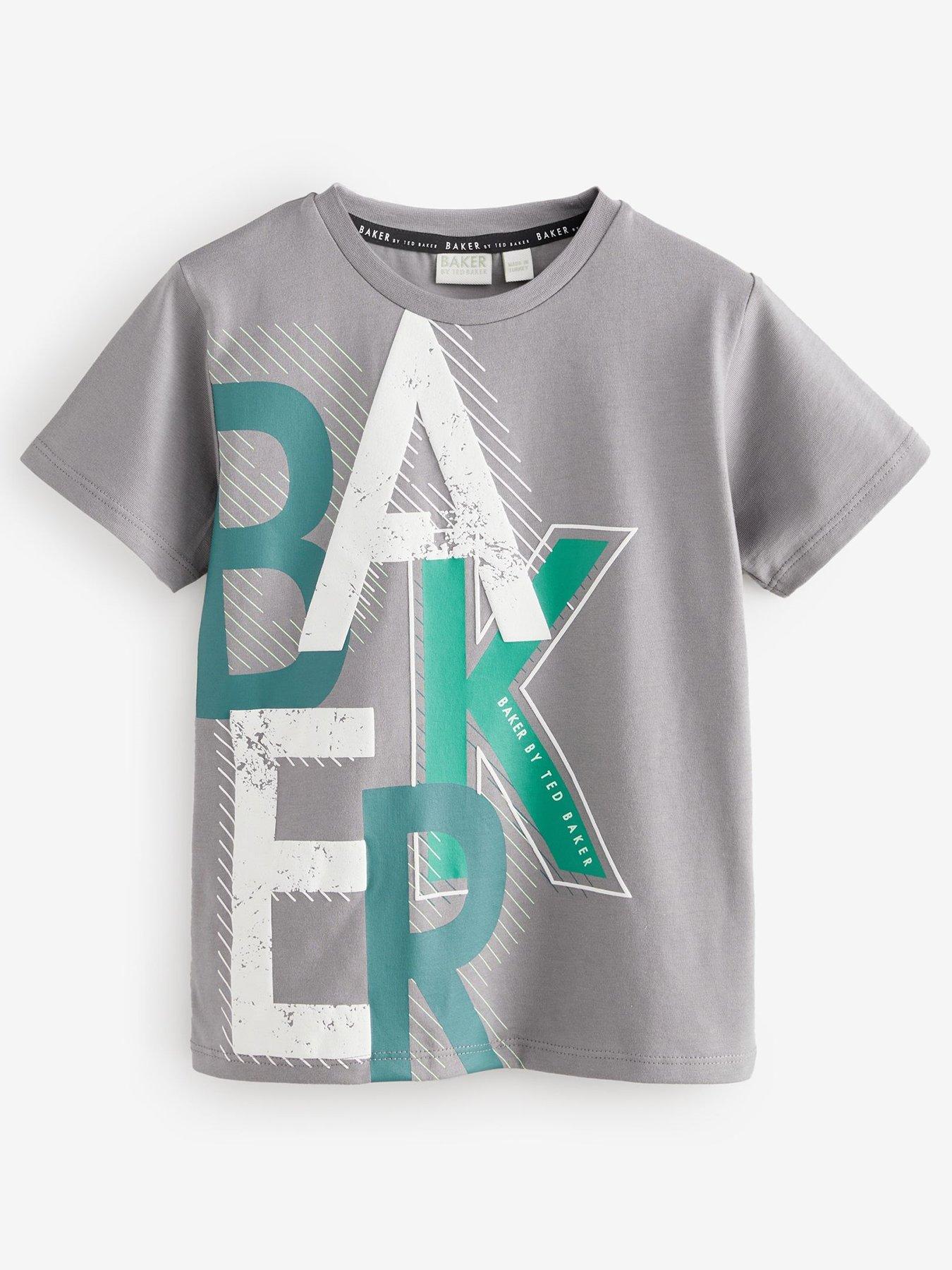 undefined Boys Graphic T-shirt - Grey