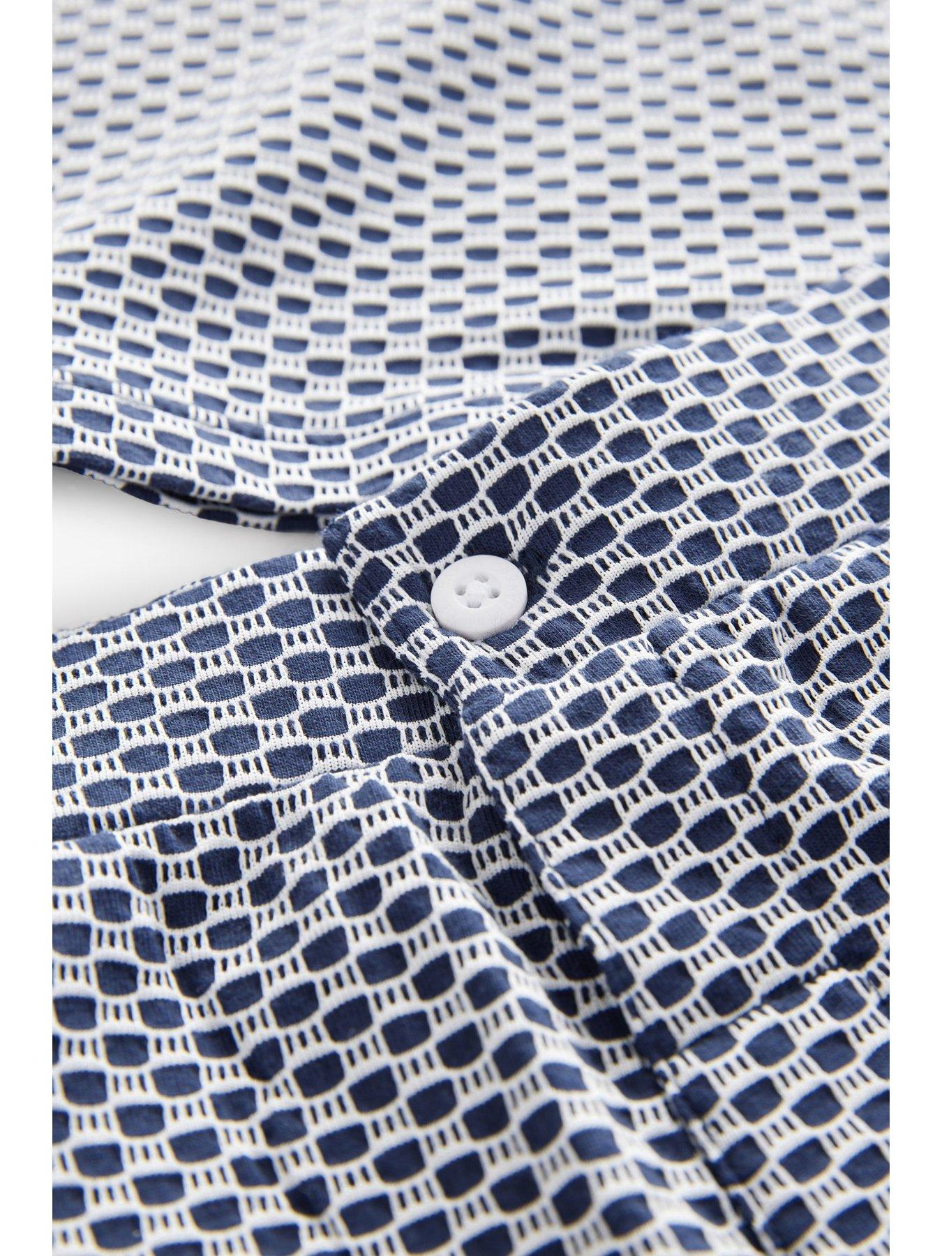 Image 4 of 4 of Ted Baker Polo Top &amp; Short Set - Navy