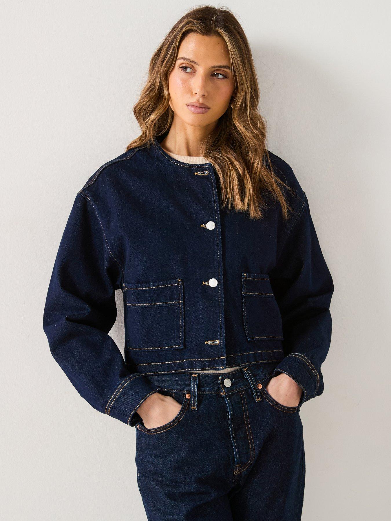 undefined Rinse Wash Denim Jacket
