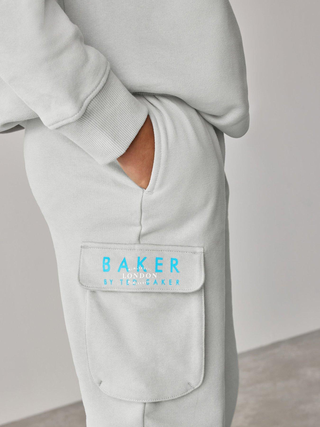 Image 4 of 6 of Ted Baker Sweat Top &amp; Jogger Sets - Grey
