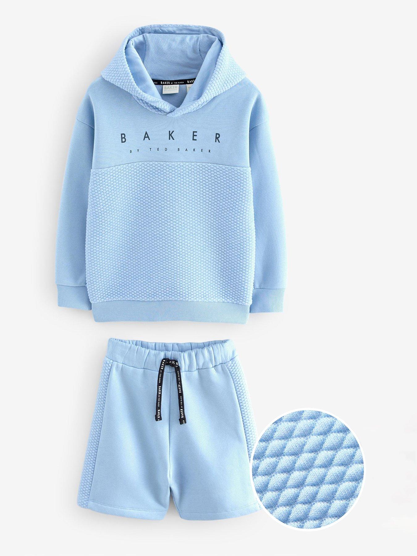 undefined Hoodie  &  Short Set - Blue