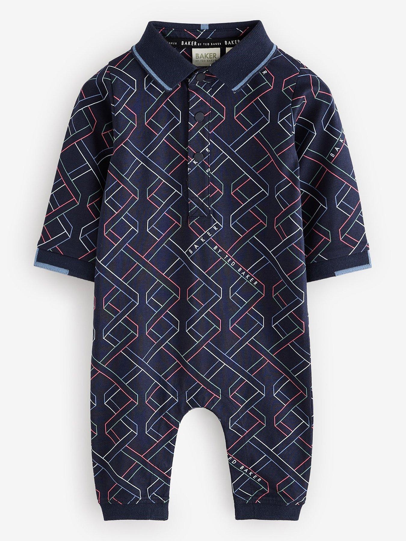 undefined Baby Romper - Navy