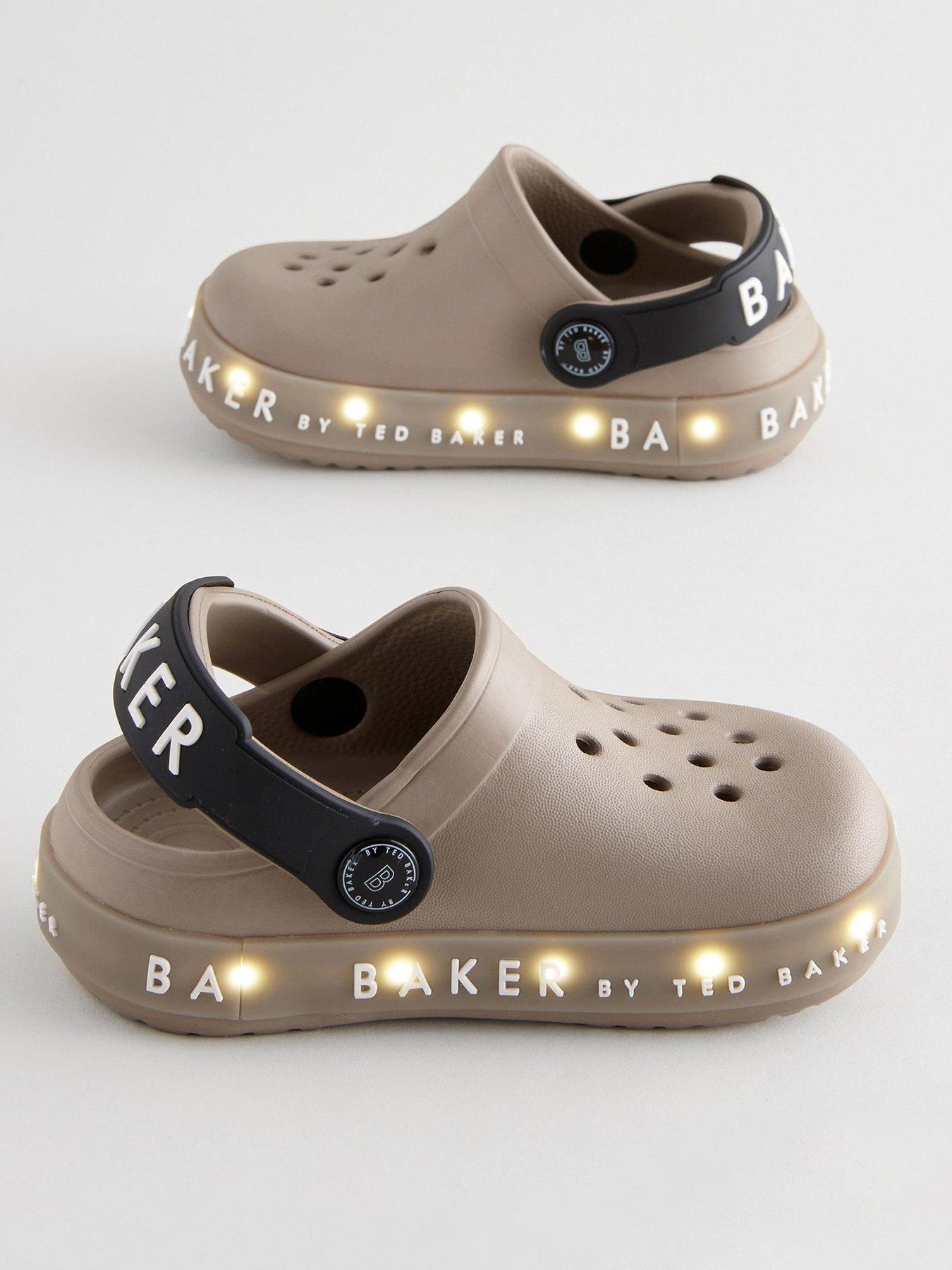 undefined Unisex Kids Light Up Sling Back Clogs - Stone