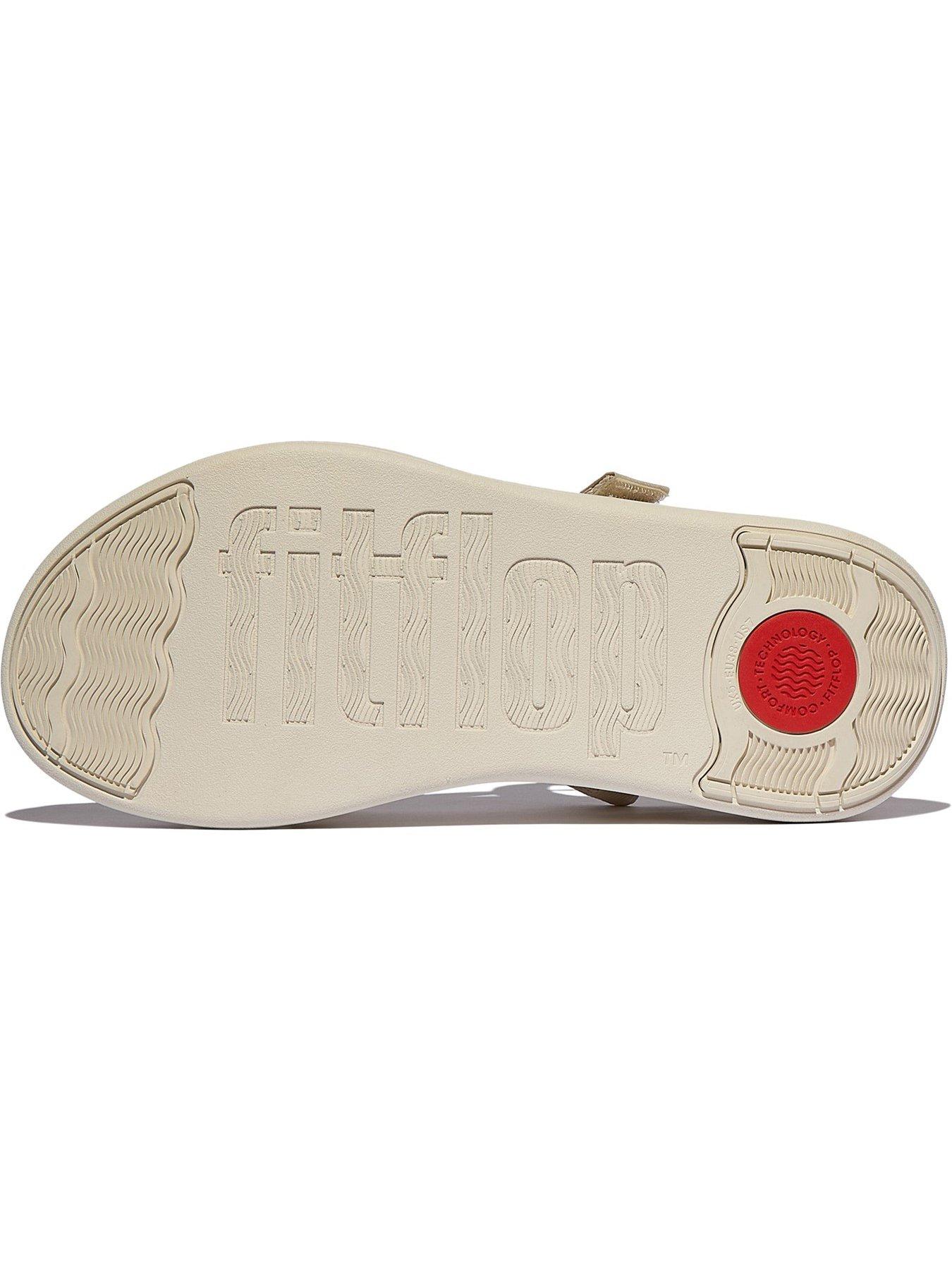 Image 5 of 5 of FitFlop F-mode Go Z Strap Sandal - Webbing - Paris Beige
