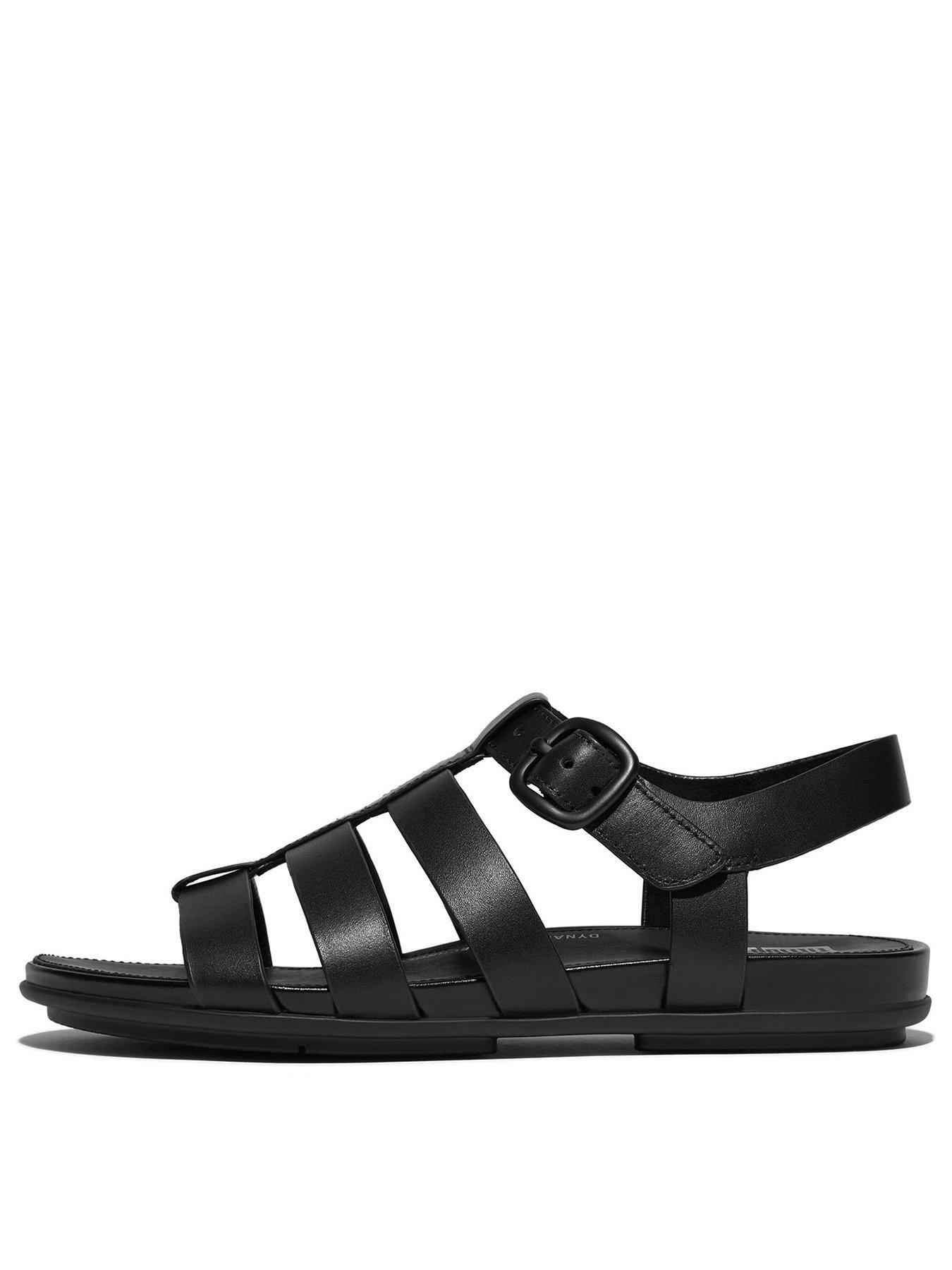undefined Gracie Fisherman Sandal - All Black