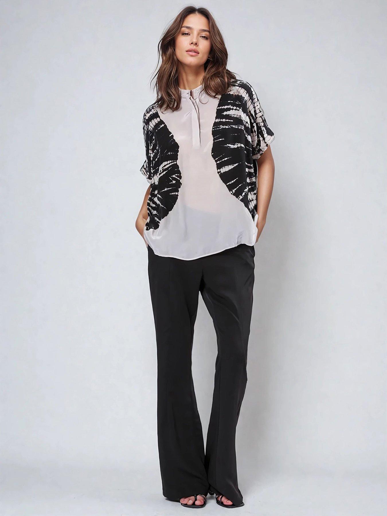 Religion Jade Top With Tie Dye Design, Beige, Size 18, Women