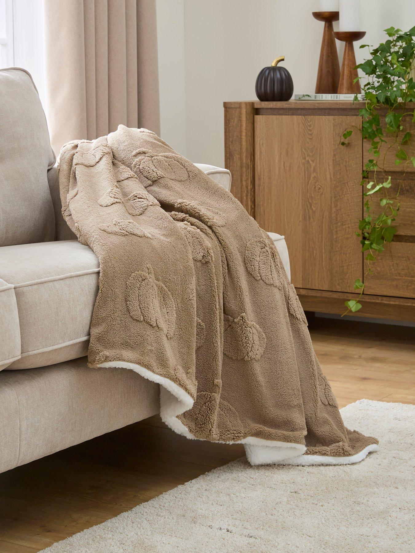 undefined Pumpkin Fleece Throw 150x200cm