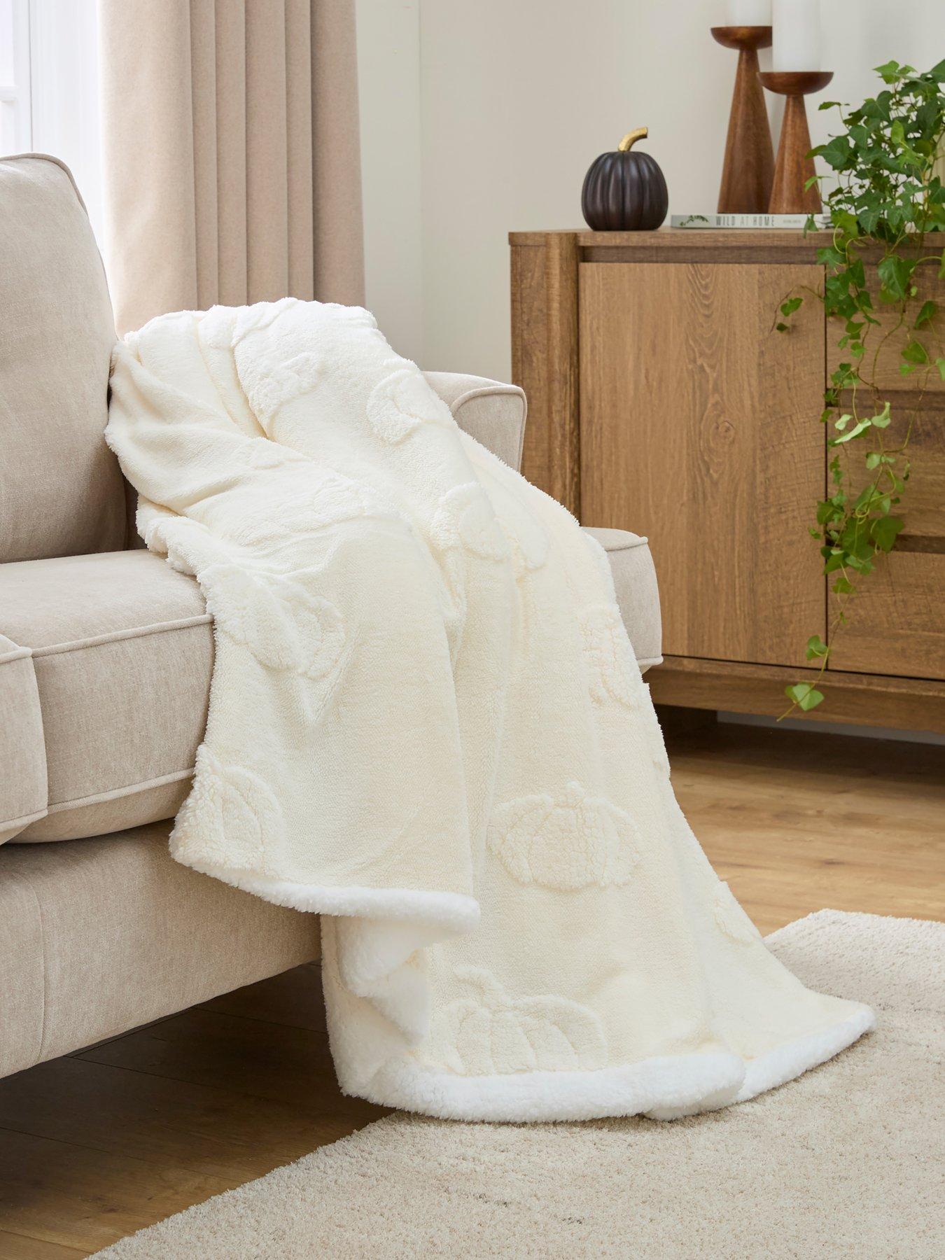 undefined Pumpkin Fleece Throw 150x200cm