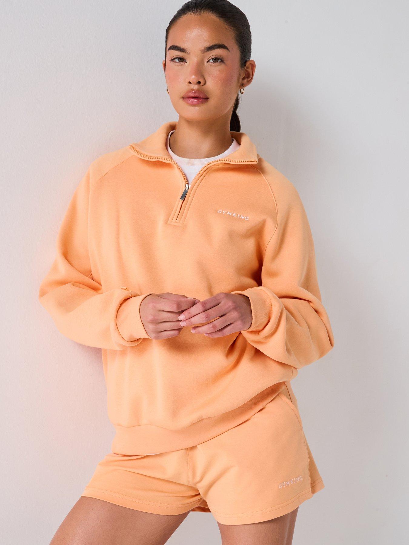 Image 5 of 6 of Gym King Women's 365 Fleece Shorts - Coral