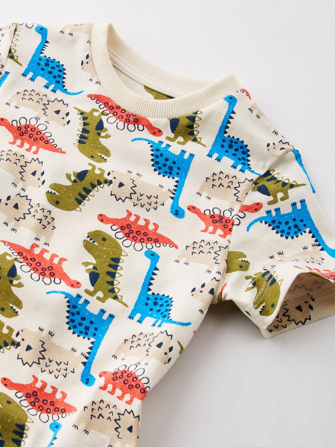 Image 3 of 4 of Mini V by Very Boys Dinosaur Print Pyjama Set<br /><div>&nbsp;</div>