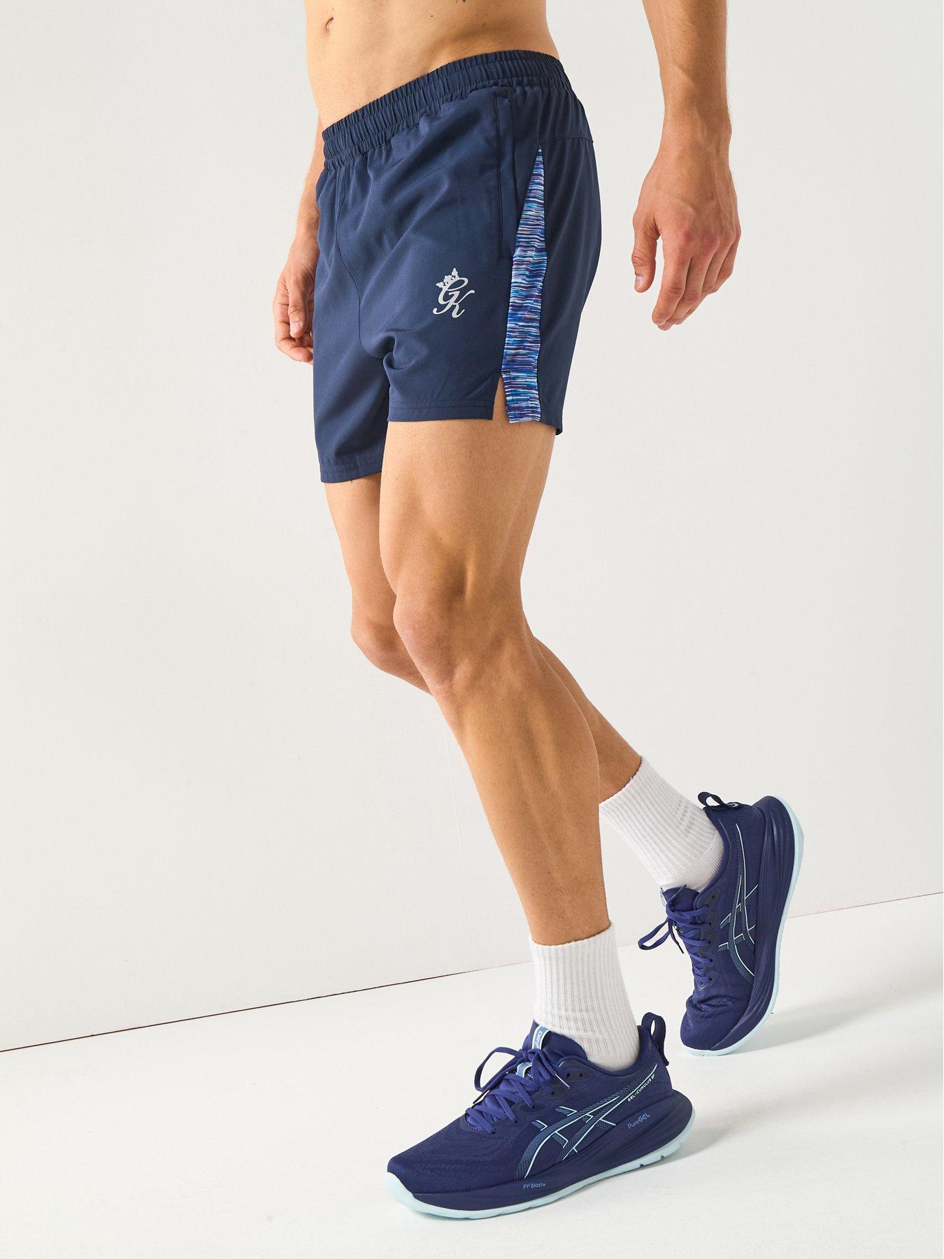 Gym King Men'S Energy Space Dye Shorts - Navy