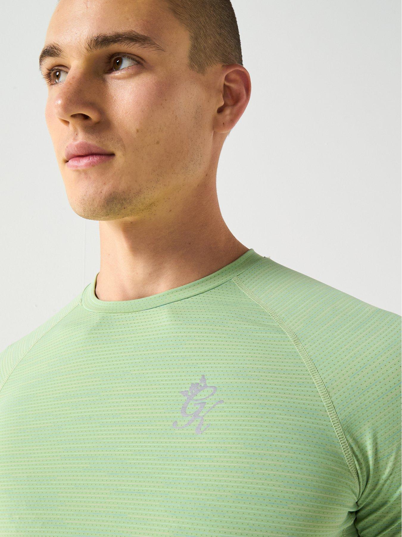 Image 4 of 4 of Gym King Men's Energy Grindle Tee - Apple