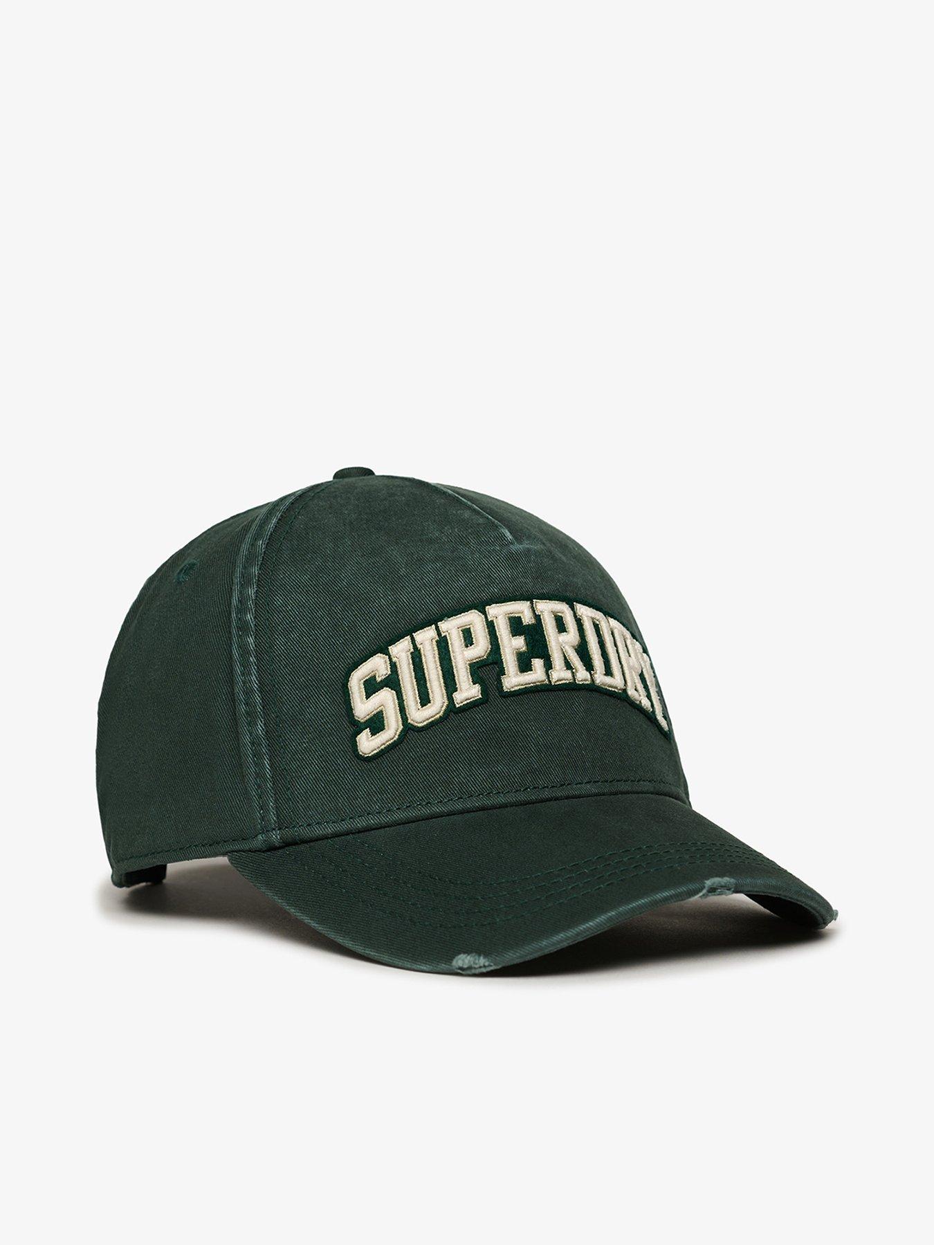 Image 1 of 4 of Superdry Varsity Logo Trucker Cap -Dark Green